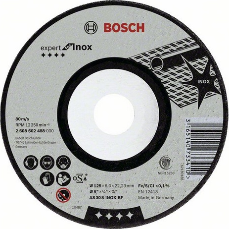 Диск зачистной Bosch Expert 125x6x22 (2.608.602.488)
