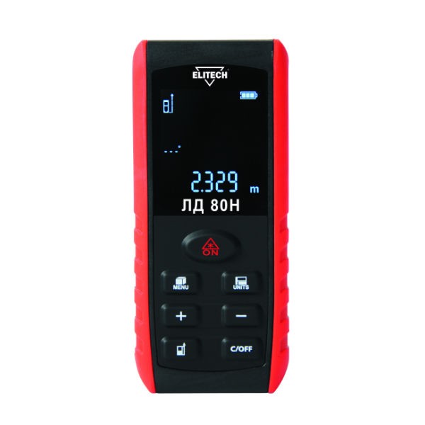 Дальномер лазерный Elitech ЛД 80Н
