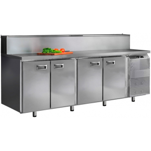 Стол холодильный для пиццы Финист СХСпц-700-4 (2300х700х1060) (13GN1/6 с крышкой)
