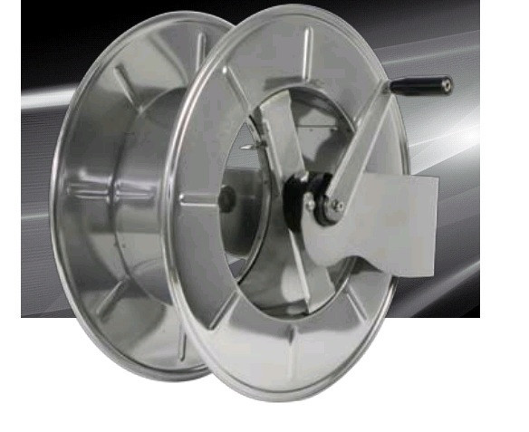 Барабан ручной для рукава 50м. 1/2" (кр.) 1/2"ш.1/2"ш. 200 бар
