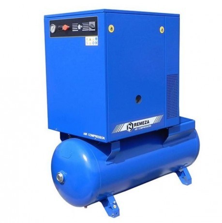 Винтовой компрессор REMEZA BK15Т-10-500Д - ресивер 500 л, 11 кВт, 1400 л/мин, 380 В, с осушителем
