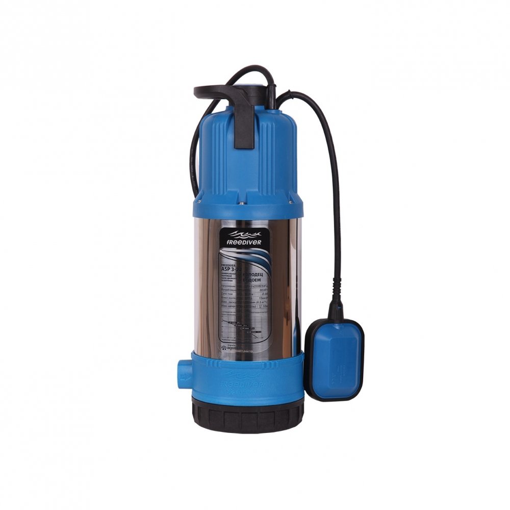 Насос погружной FREEDIVER ASP3-22 (каб.15м), шт 3322, Aquario

